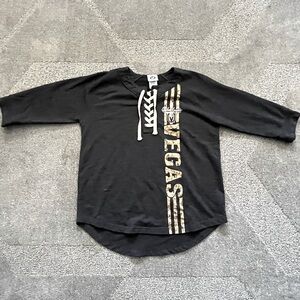 NHL Vegas Golden Nights Baseball Style 3/4 Sleeve Tee Shirt